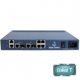 NSG–3060С (Compact) российский маршрутизатор на процессоре Байкал-Т на 6 портов Gigabit Ethernet