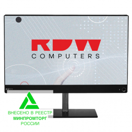 RDW OFFICE PRO 23 BA моноблок российского производства с процессором Ryzen 3 4300GE, 4 Гб ОЗУ, SSD 256 Гб