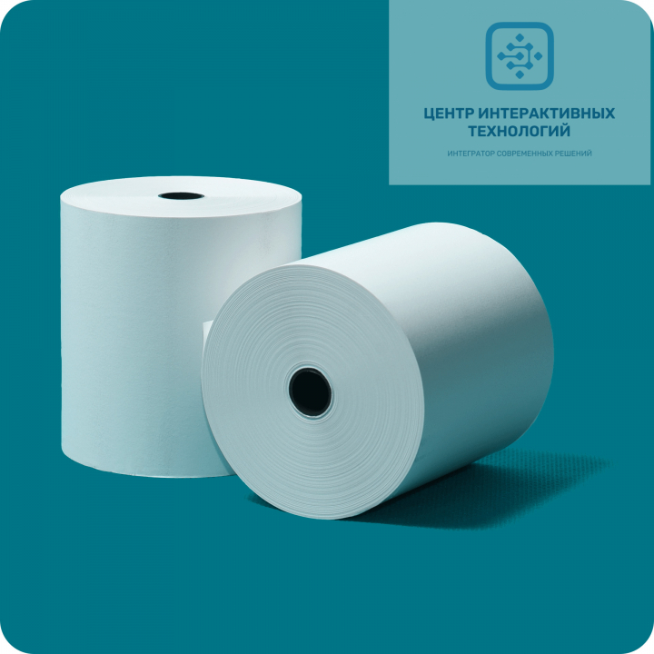 Чековая лента 80*80 термо С (53 метра) в коробке 72 шт.